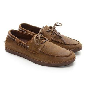 Men UGG Murray Brown Leather Loafers Boat Shoes 12 M